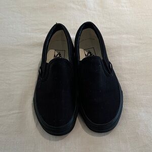 Vans Black Slip-On Sneakers